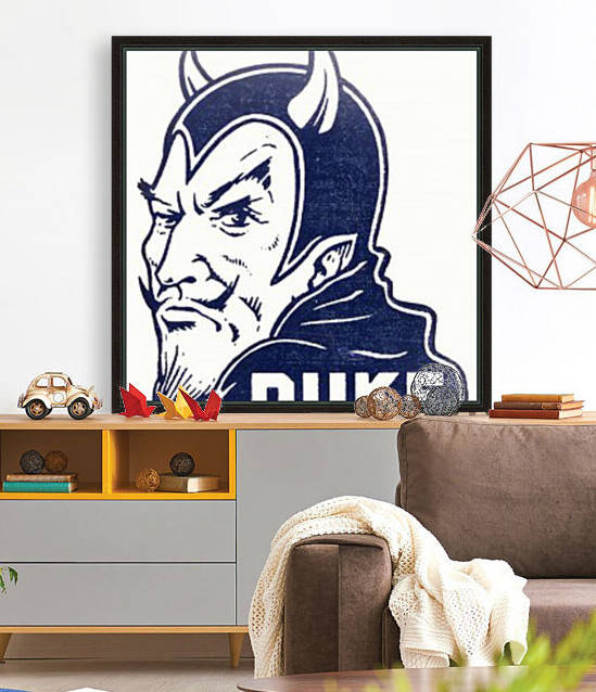 Vintage Duke Blue Devil Art by Row One Brand