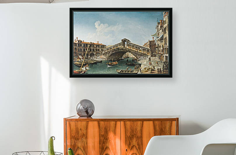 Rialto Bridge from the South by Michele Marieschi