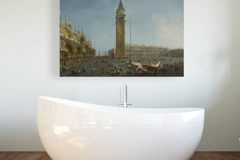 The Piazza San Marco, Venice, from the Torre dell'Orologio by Michele Marieschi