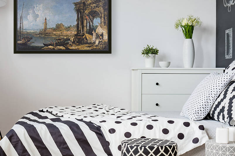 Italian Coast landscape by Michele Marieschi