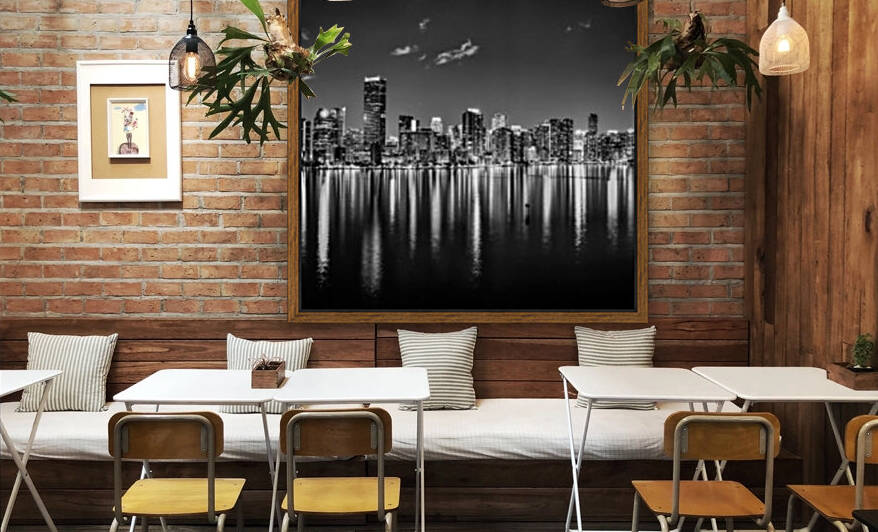 Miami Skyline by VMC Photography