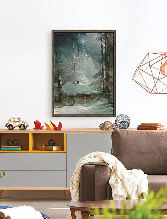 Winter landscape by Abraham van Strij