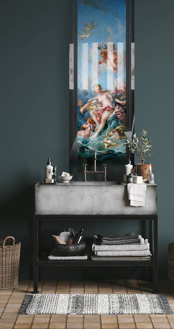 Venus On The Waves by Francois Boucher Classical Art Old Masters Reproduction by xzendor7