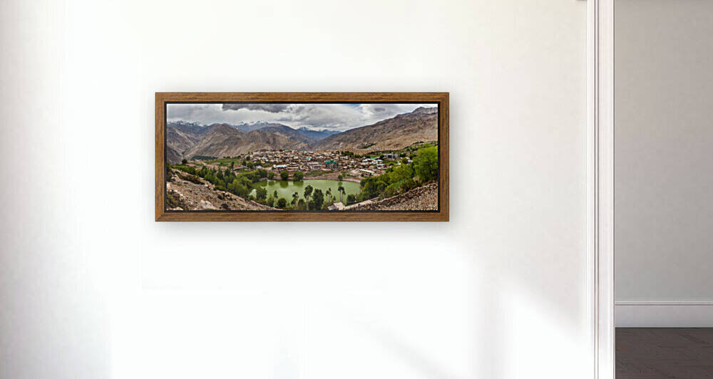 Nako Villake and Lake in Himalayan Mountains by Samyak Kaninde