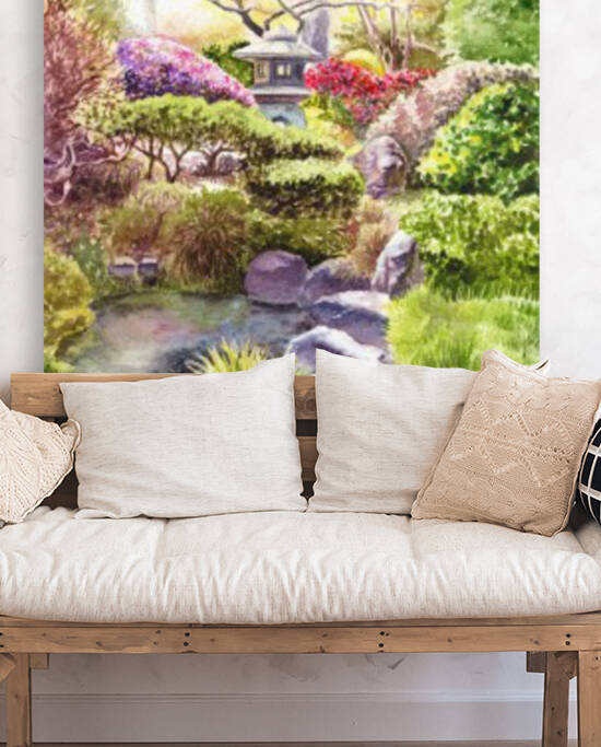 San Francisco Golden Gate Park Japanese Tea Garden  by Irina Sztukowski