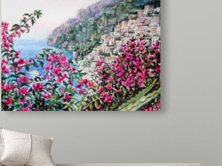 Positano Italy by Irina Sztukowski