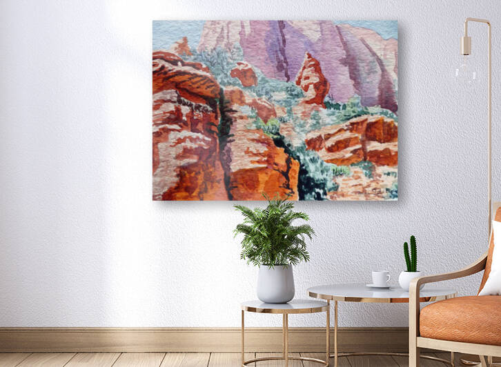 Sedona Arizona Rocky Canyon by Irina Sztukowski