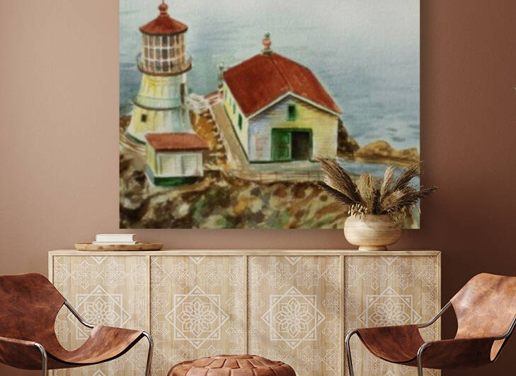 Lighthouse Point Reyes California by Irina Sztukowski