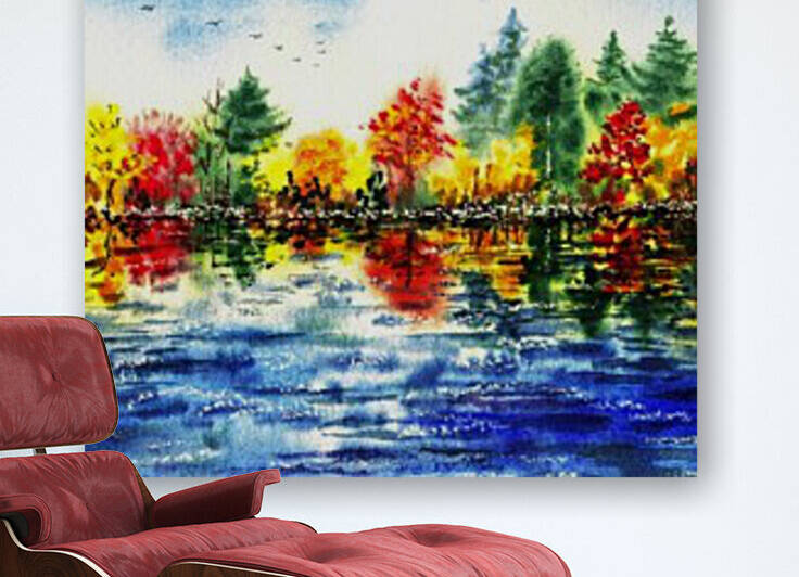 Fall Reflections by Irina Sztukowski