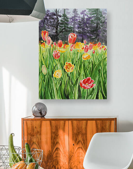 Tulip Garden in San Francisco by Irina Sztukowski