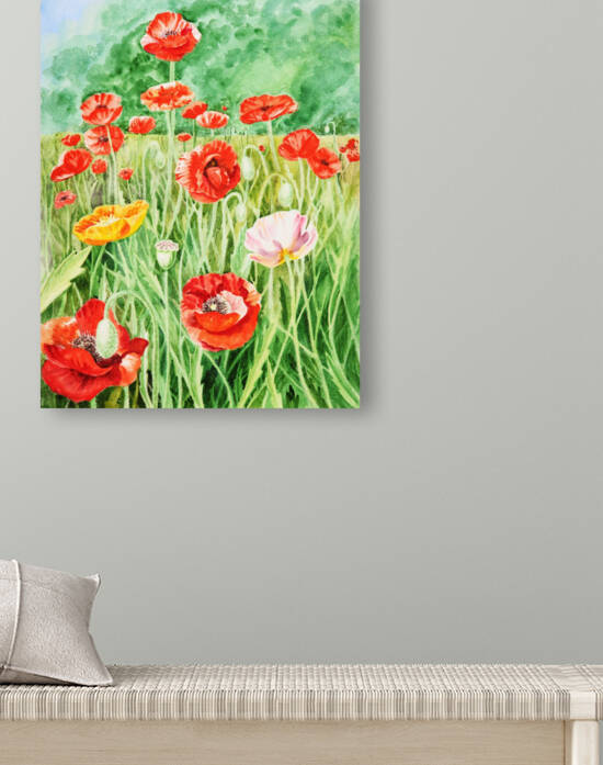 Poppy Field by Irina Sztukowski