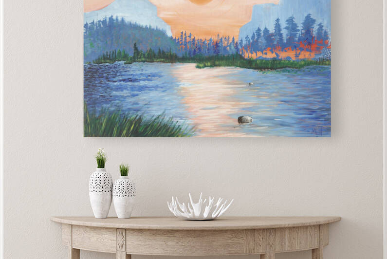 Colorado Mountains  River. by Martine Harris