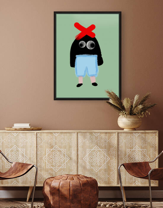 Cute Monster by Leahbrooke Studio