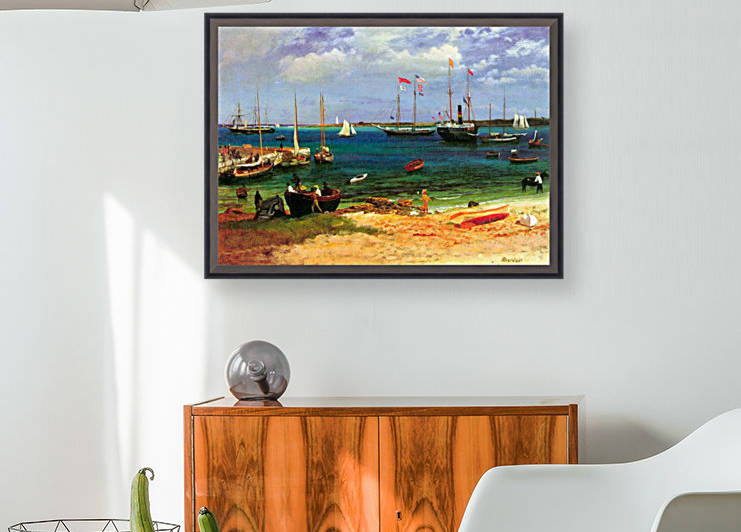 Nassau port by Bierstadt