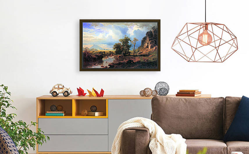 Northern fork of the Plate Nebraska by Bierstadt