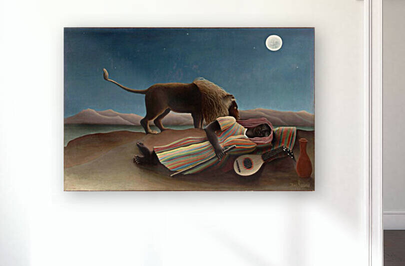 Henri Rousseau: The Sleeping Gypsy HD 300ppi by Stock Photography