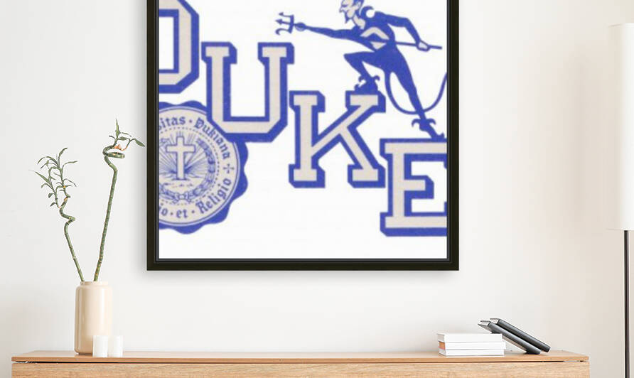 Vintage Duke University Art by Row One Brand