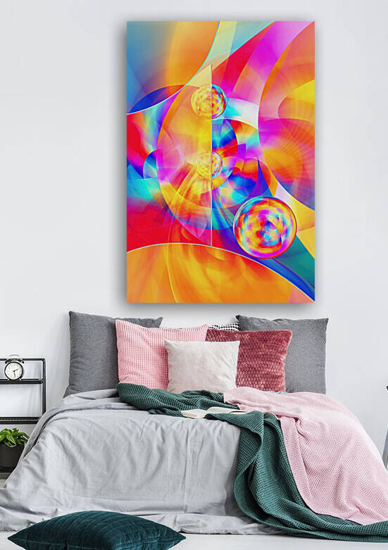 4th Dimension - Abstract Art XVII by ARTenyo art