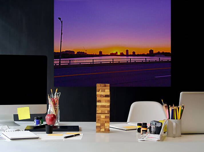 Vibrant Boston Sunset by Malin Linford