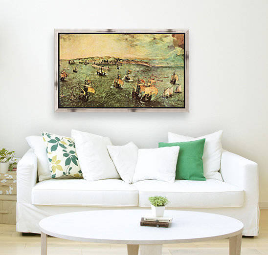 Port of Naples by Pieter Bruegel