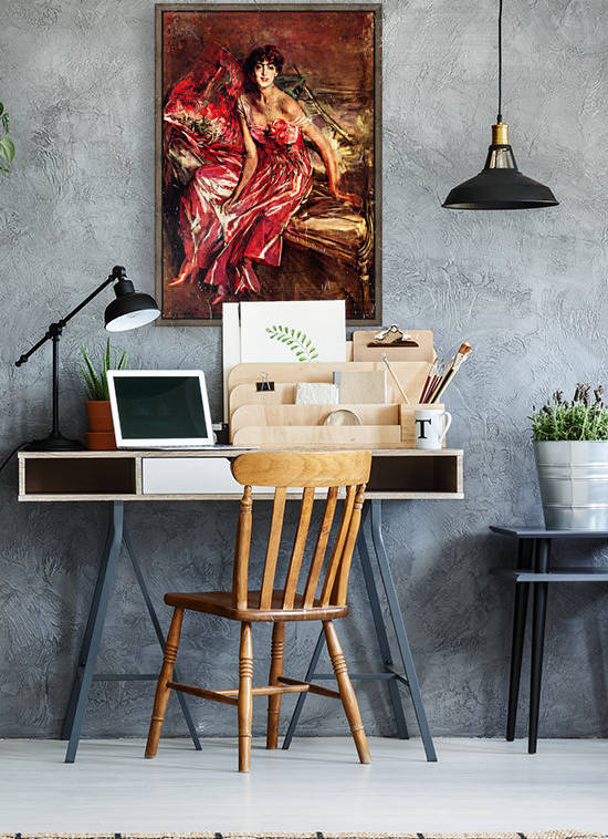 Lady in Red by Giovanni Boldini