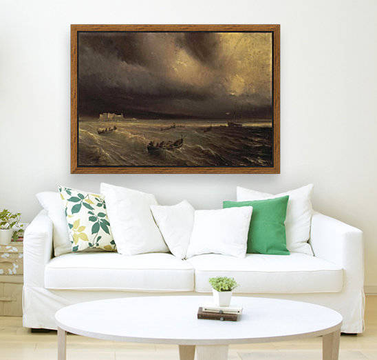 Storm in the Sea by Jean Antoine Theodore de Gudin