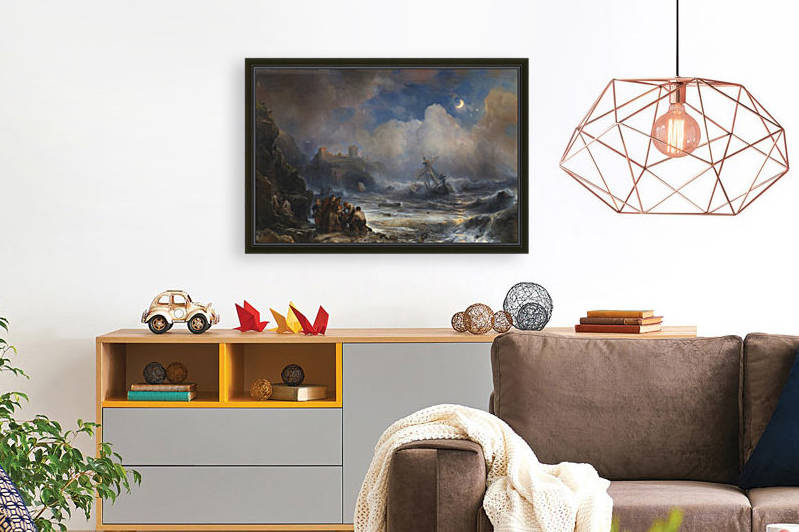 The Sinking of a Vessel of the Spanish Armada on the Coast by Jean Antoine Theodore de Gudin