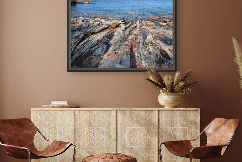 The Rock Of Wreck Island II by Deb Oppermann