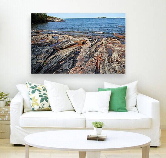 The Rock Of Wreck Island III by Deb Oppermann