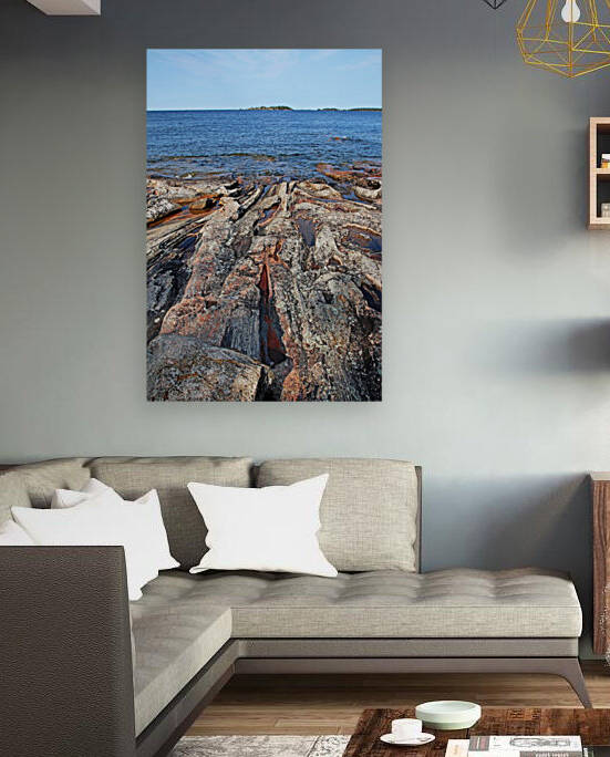 The Rock Of Wreck Island V by Deb Oppermann