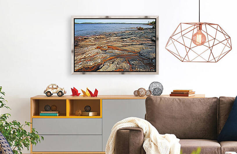 The Rock Of Wreck Island VIII by Deb Oppermann