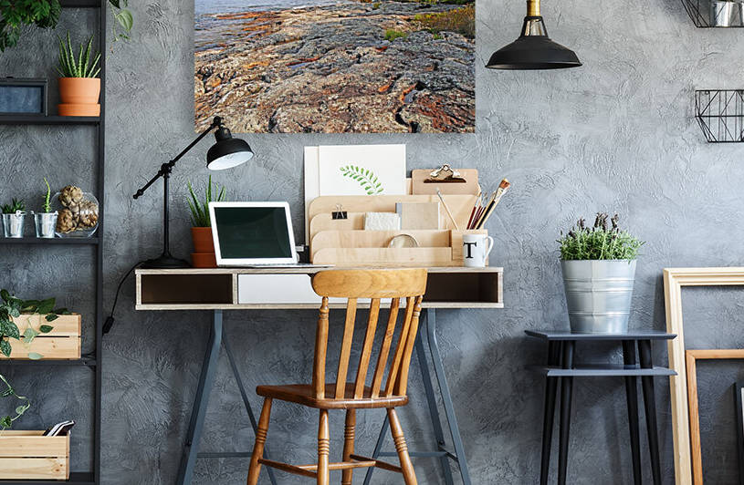 The Rock Of Wreck Island IX by Deb Oppermann