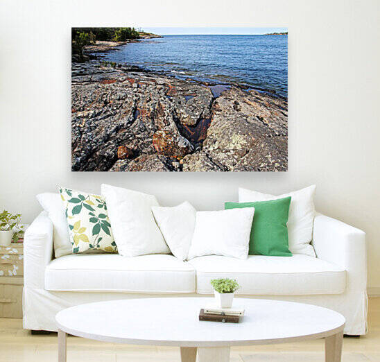 The Rock Of Wreck Island X by Deb Oppermann