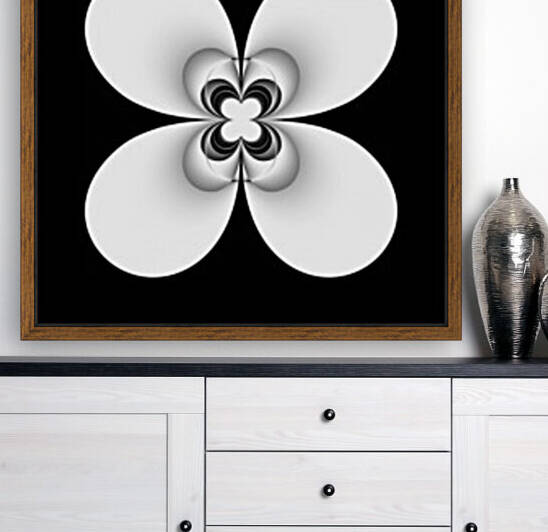 Fleur blanche White flower 2 by Createm