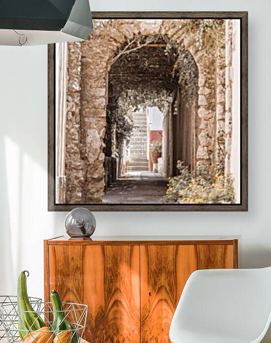 Stone arch doorway, Capri Island, Italy by Assaf Frank