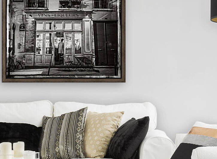 Cafe on street of Montmartre, Paris by Assaf Frank