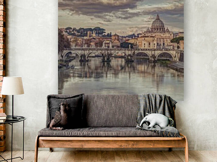 View of Basilica di San Pietro in Vatican, Rome, Italy by Assaf Frank