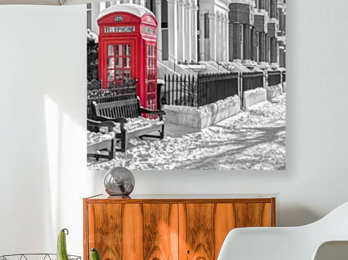 Maida Vale in snow, London by Assaf Frank