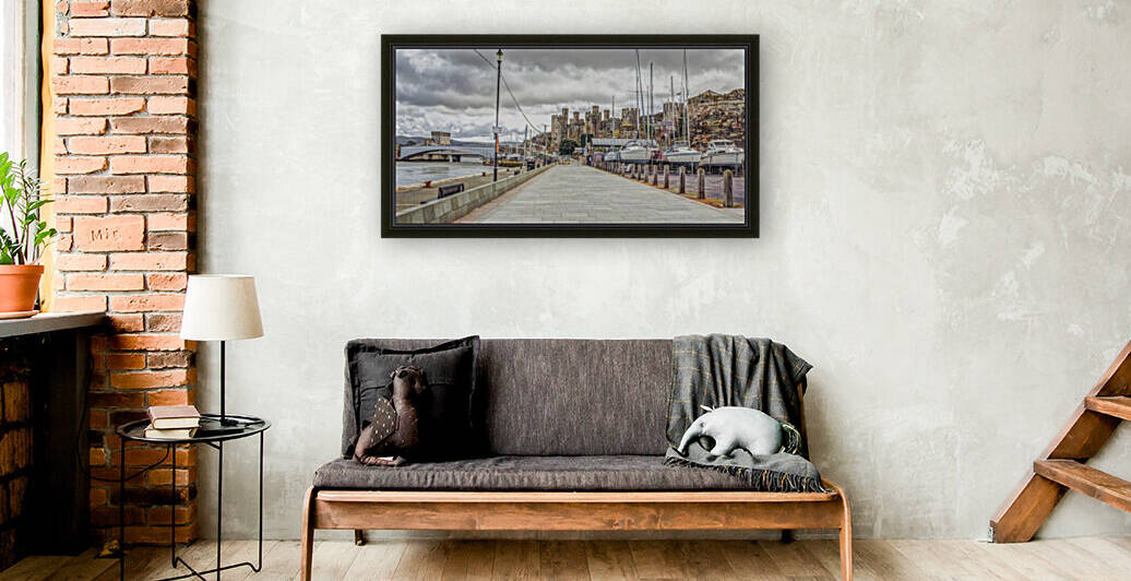 Conwy harbour, North Wales coast by Assaf Frank