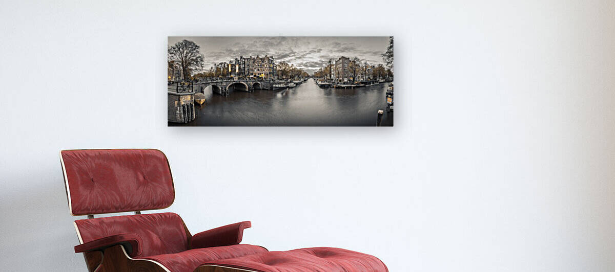 Amsterdam in evening by Assaf Frank