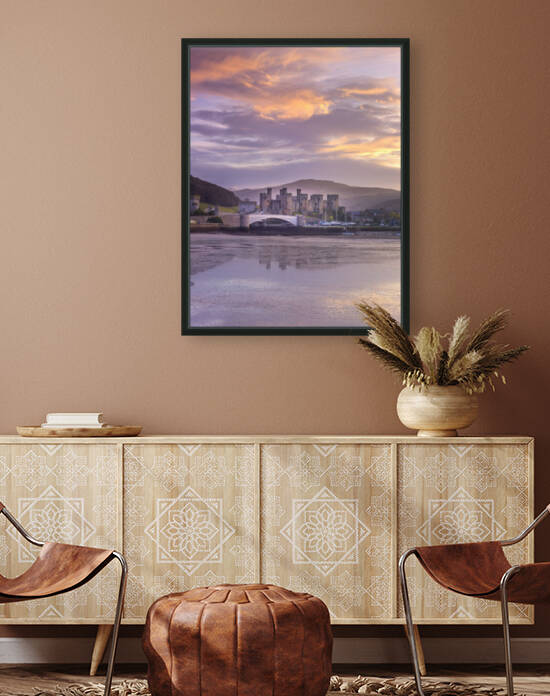 Conwy castle, North Wales coast by Assaf Frank