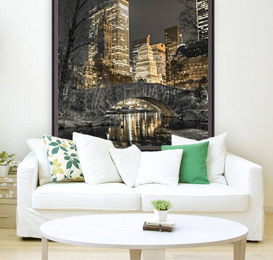 Evening view of Central Park in New York City by Assaf Frank