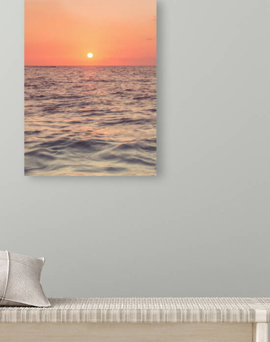 Sunset on the beach by Assaf Frank