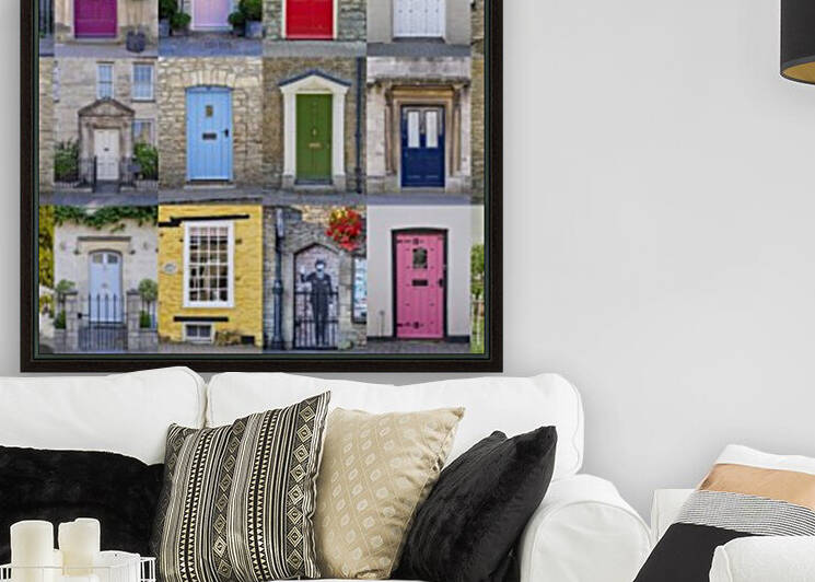 Collage of old doors, Cotswold, UK by Assaf Frank