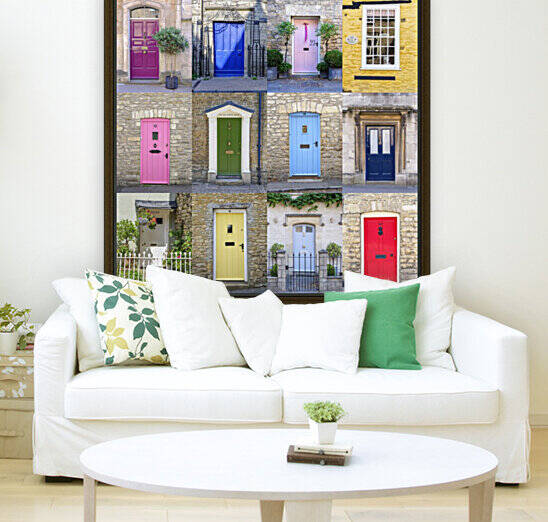 Collage of old doors, Cotswold, UK by Assaf Frank