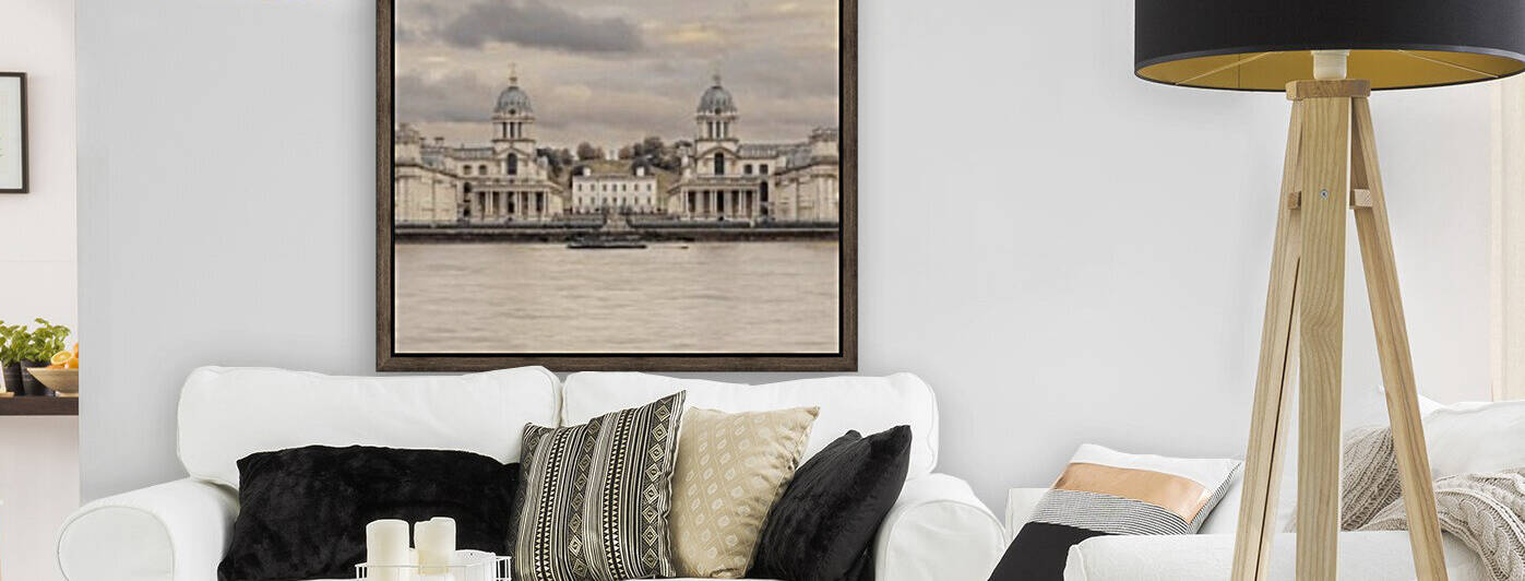 Royal Naval College at Greenwich with a view from the River Thames by Assaf Frank