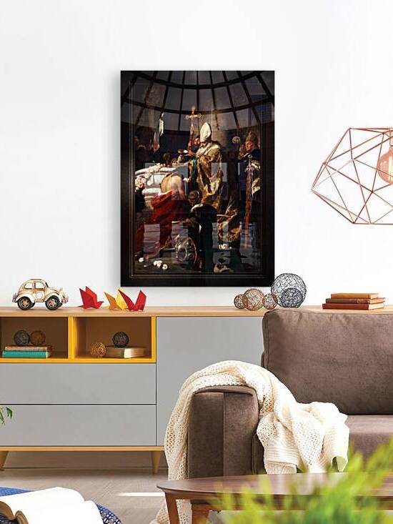 The Baptism of Vajk by Gyula Benczur Old Masters Classical Fine Art Reproduction by xzendor7