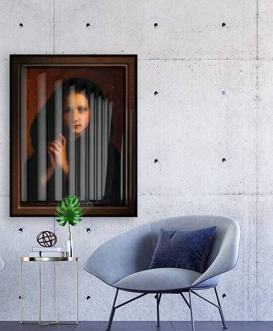 Femme Dans Un Manteau by Adolphe Piot Classical Fine Art Old Masters Xzendor7 Remastered Reproduction by xzendor7