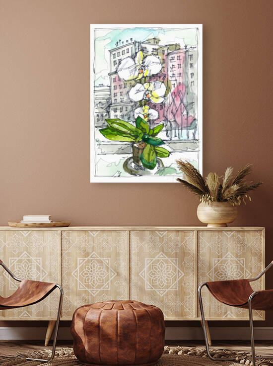 Flower on the window by Andrey Saratov