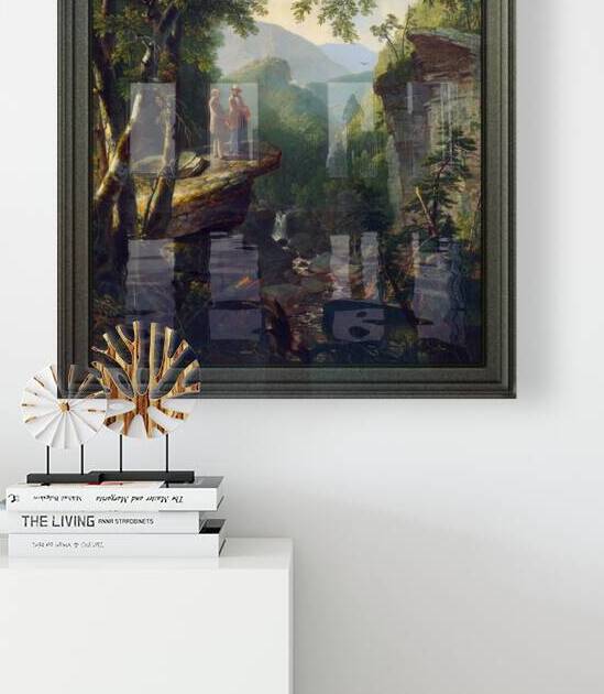 Kindred Spirits by Asher Brown Durand Old Masters Reproduction by xzendor7